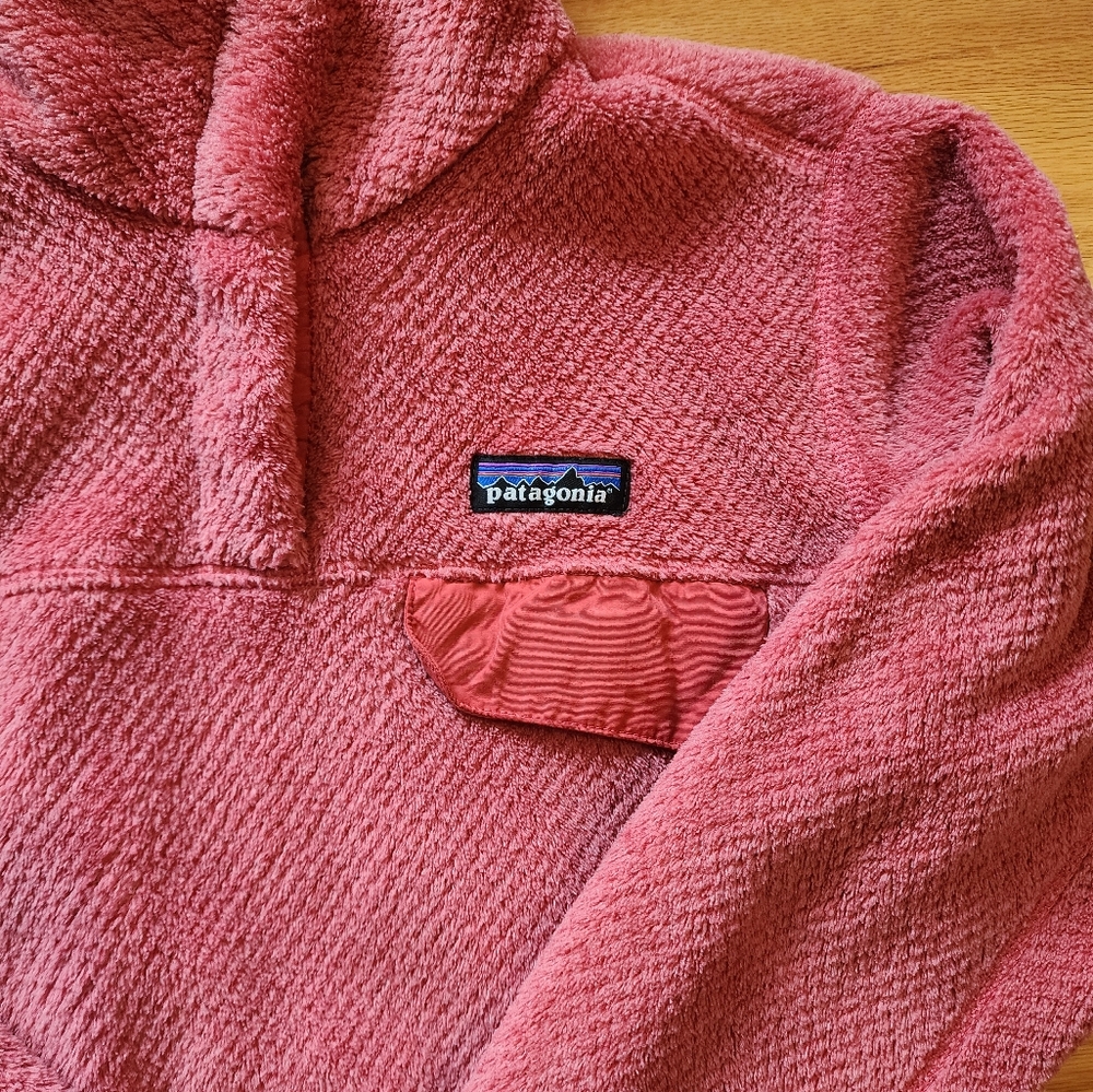 Women patagonia retool snap fleece red s small new